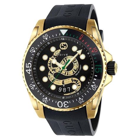 fake gucci dive watch|gucci watch with snake.